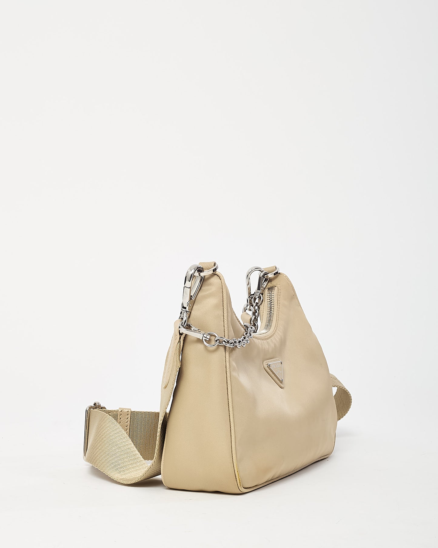 Prada Beige Re-Nylon 2005 Re-Edition Crossbody Bag