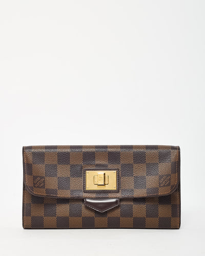 Louis Vuitton Damier Ebene Coated Canvas Rosebery Wallet