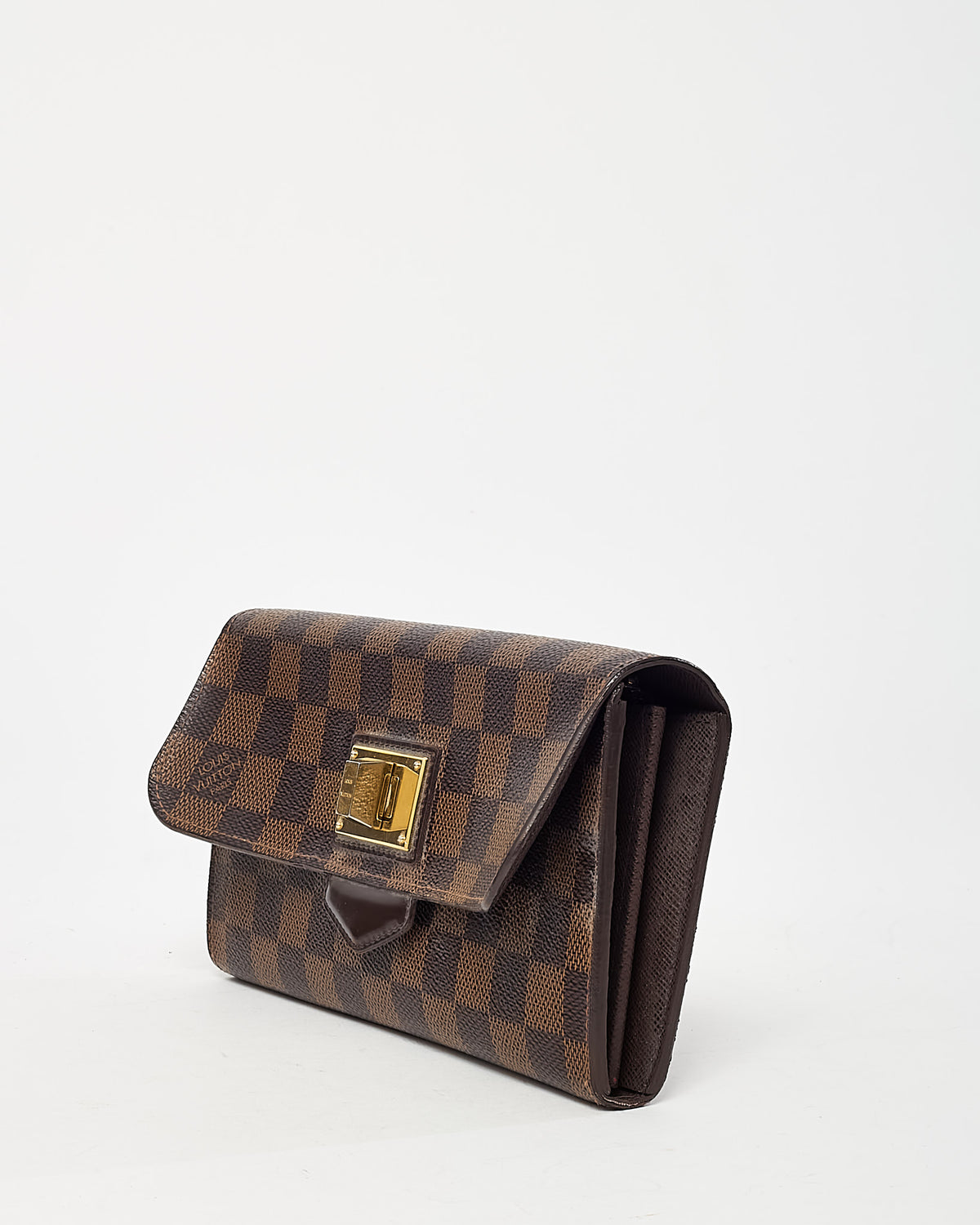 Louis Vuitton Damier Ebene Coated Canvas Rosebery Wallet