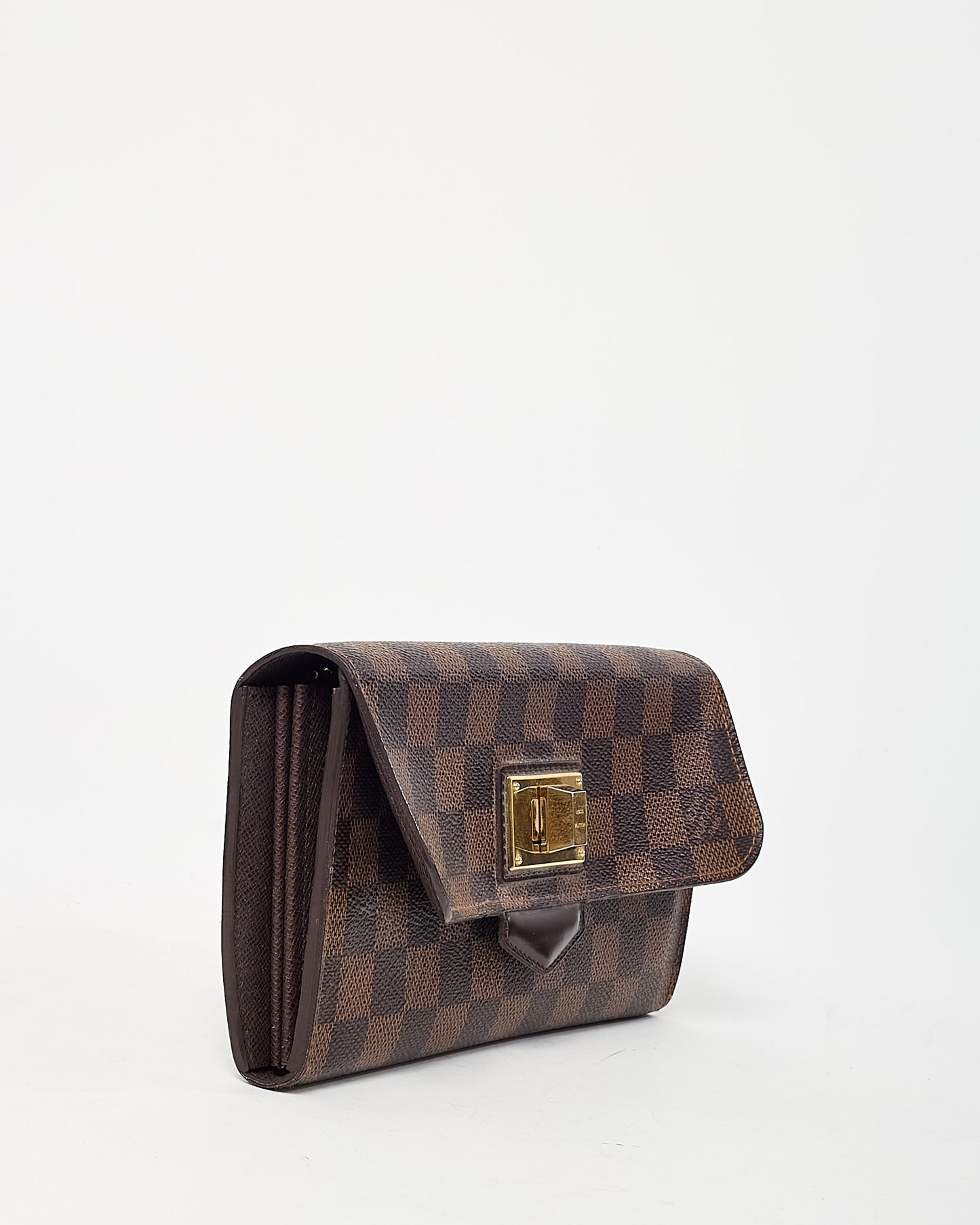 Louis Vuitton Damier Ebene Coated Canvas Rosebery Wallet