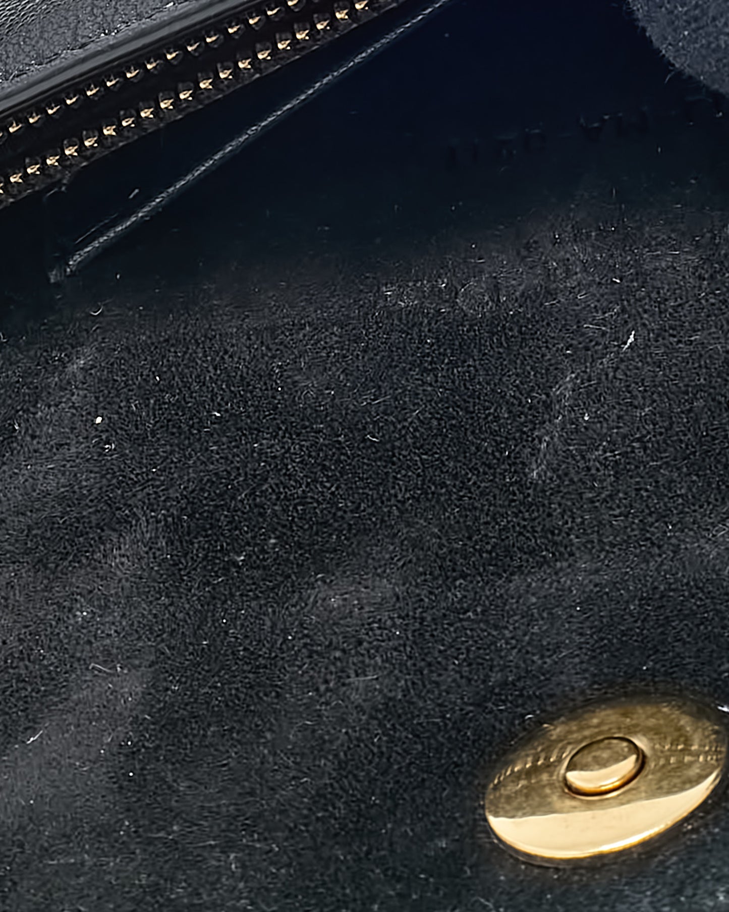 Dior Black Goatskin Leather Saddle Pouch Belt Bag GHW