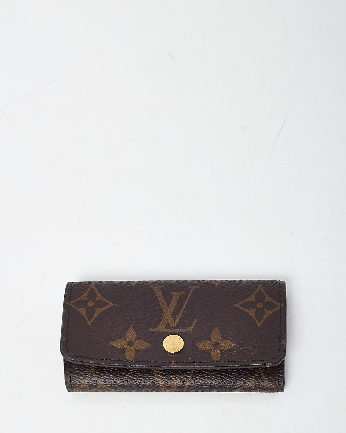 Louis Vuitton Monogram Coated Canvas 4 Key Holder
