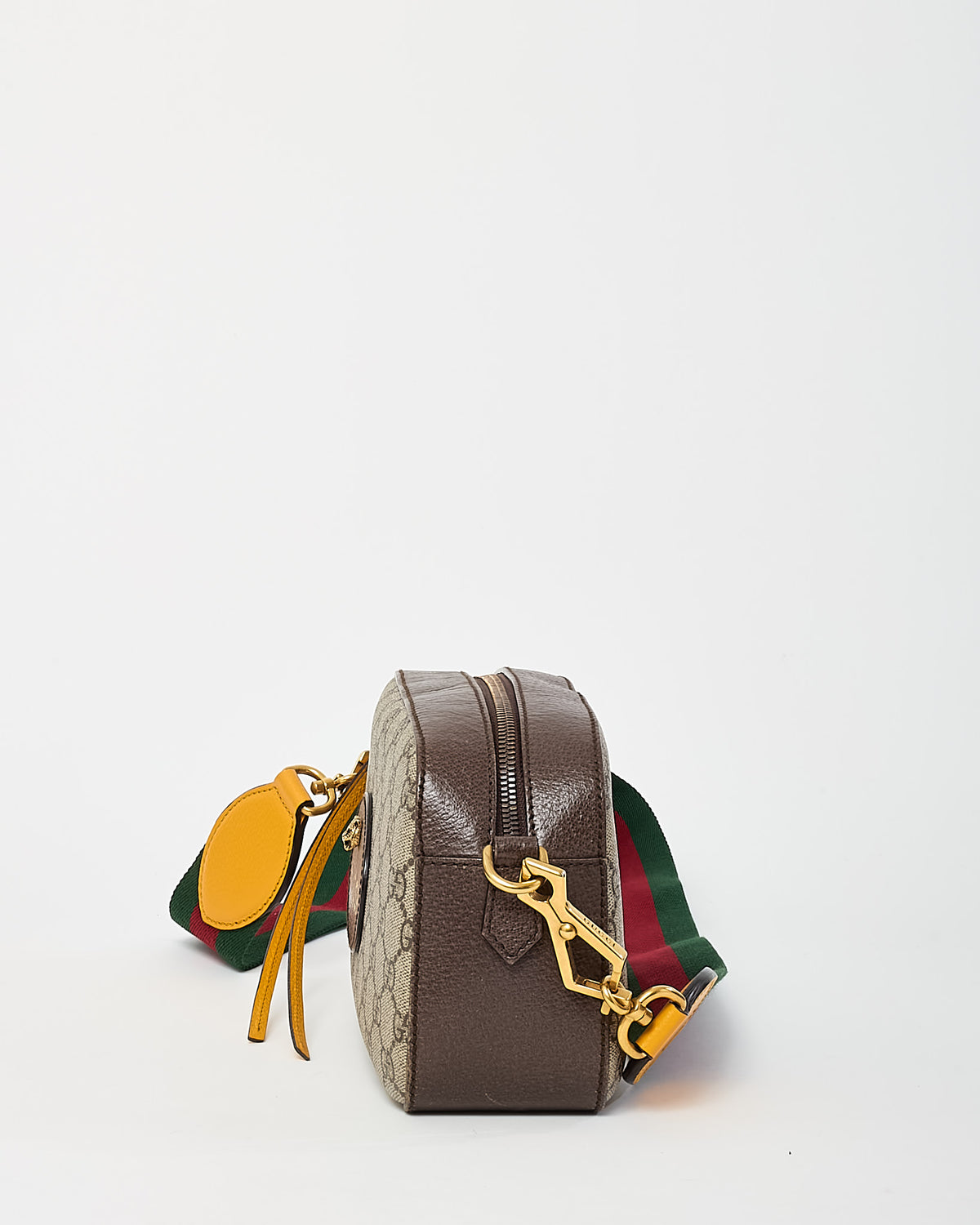 Gucci Beige and Brown GG Supreme Monogram Canvas Neo Vintage Web Camera Bag