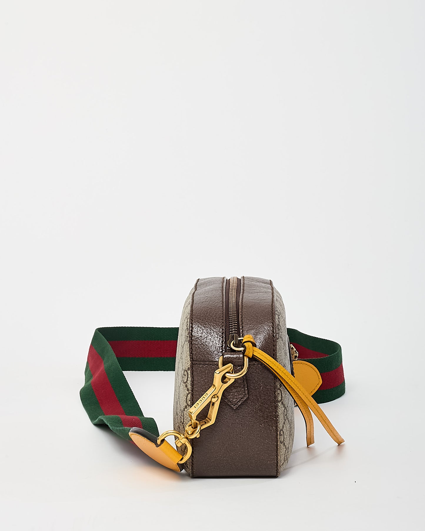 Gucci Beige and Brown GG Supreme Monogram Canvas Neo Vintage Web Camera Bag