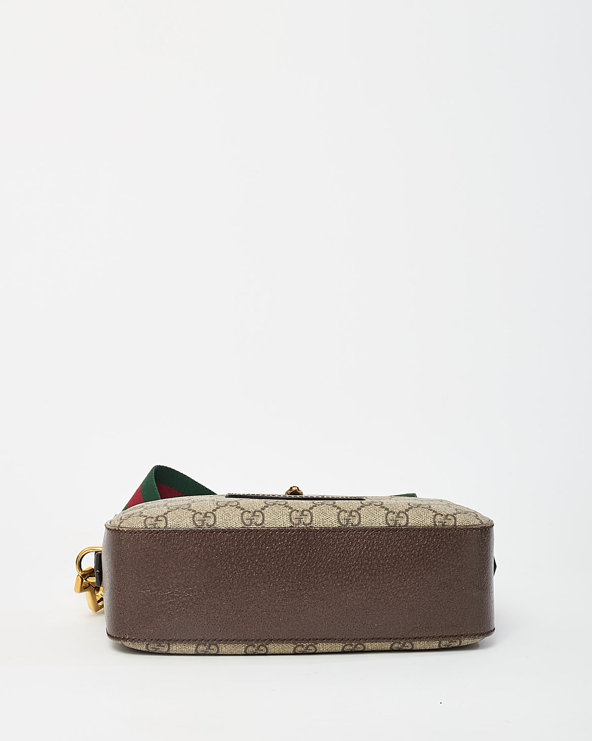 Gucci Beige and Brown GG Supreme Monogram Canvas Neo Vintage Web Camera Bag