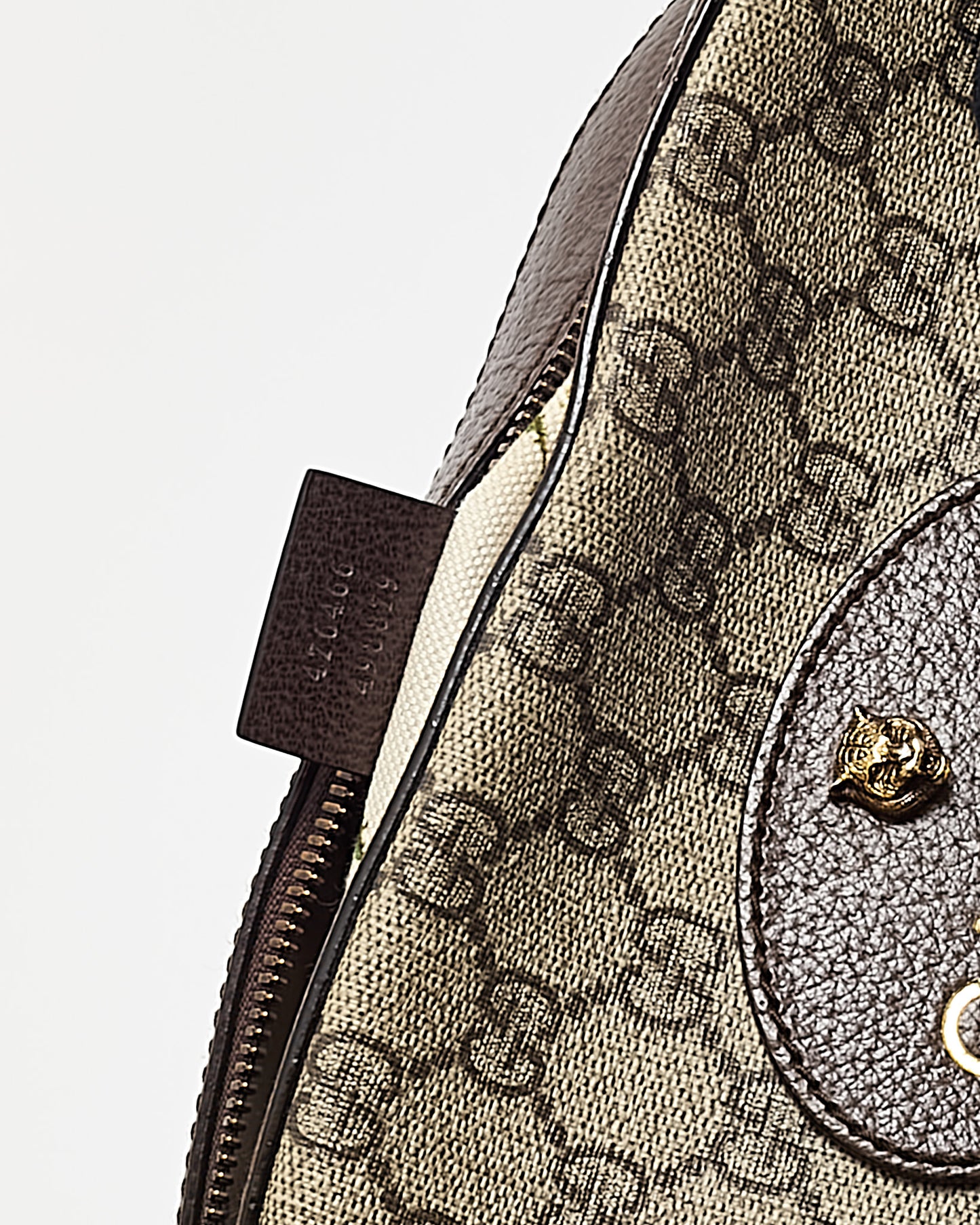 Gucci Beige and Brown GG Supreme Monogram Canvas Neo Vintage Web Camera Bag