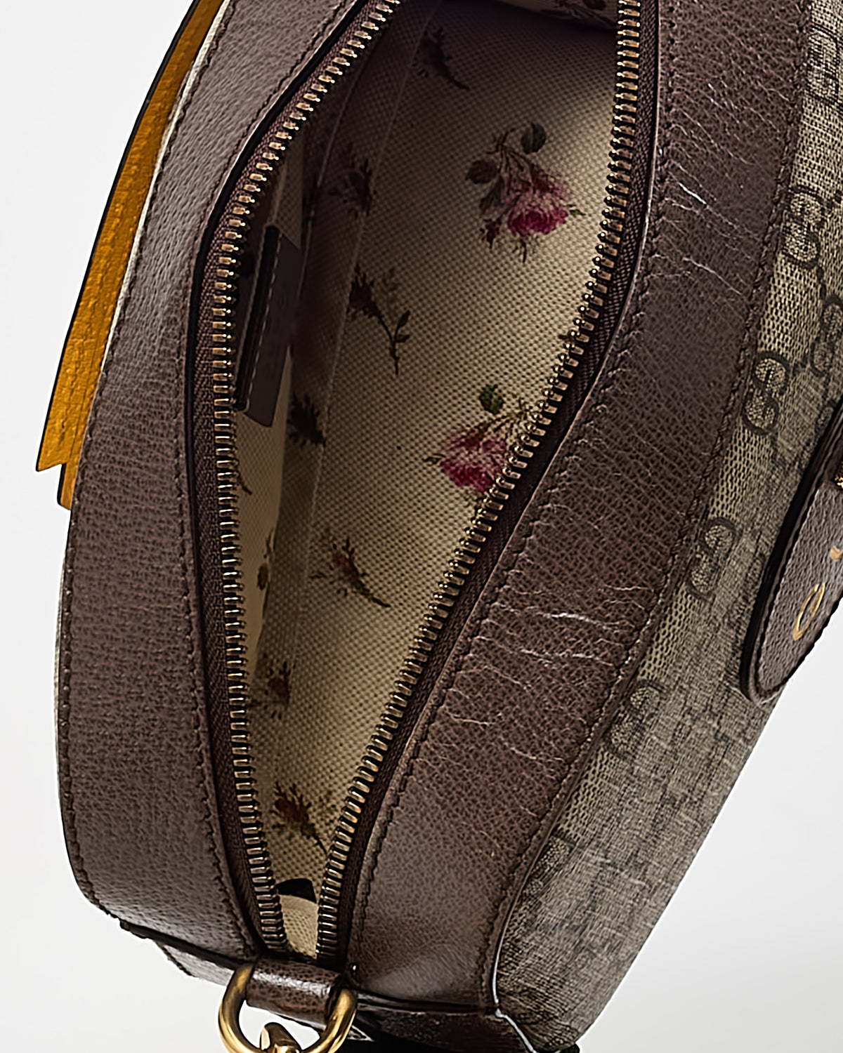 Gucci Beige and Brown GG Supreme Monogram Canvas Neo Vintage Web Camera Bag