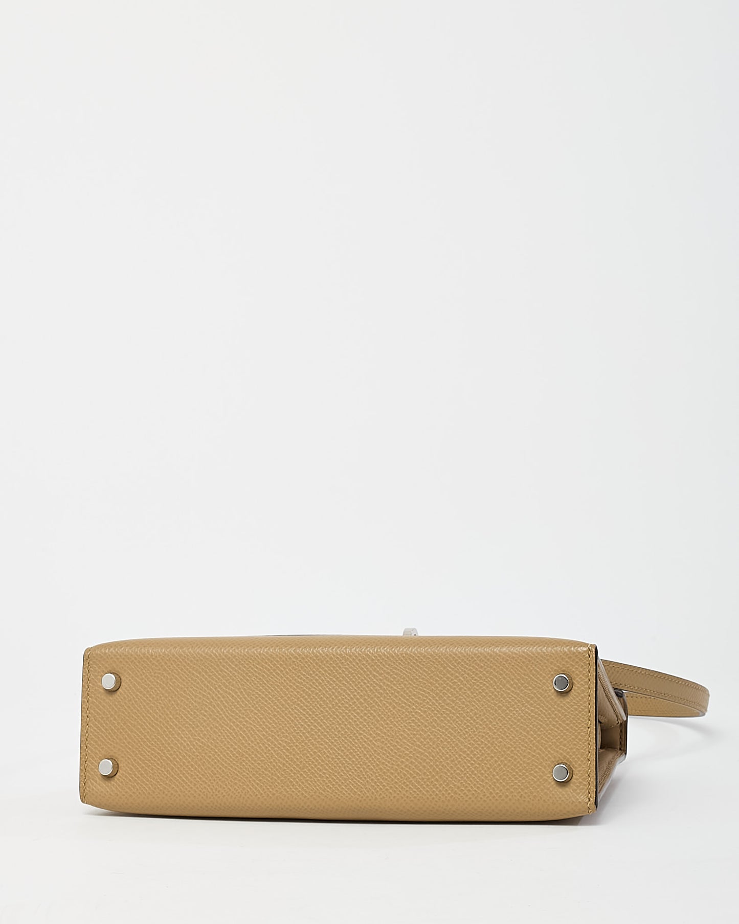 Hermès Poussiere Epsom Leather Mini Kelly II Sellier Handbag PHW