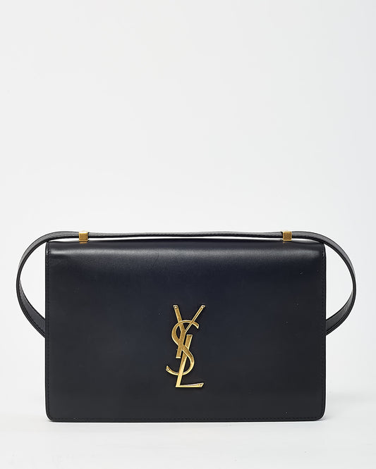 Saint Laurent Black Calfskin Leather GHW YSL Small Dylan Flap Shoulder Bag