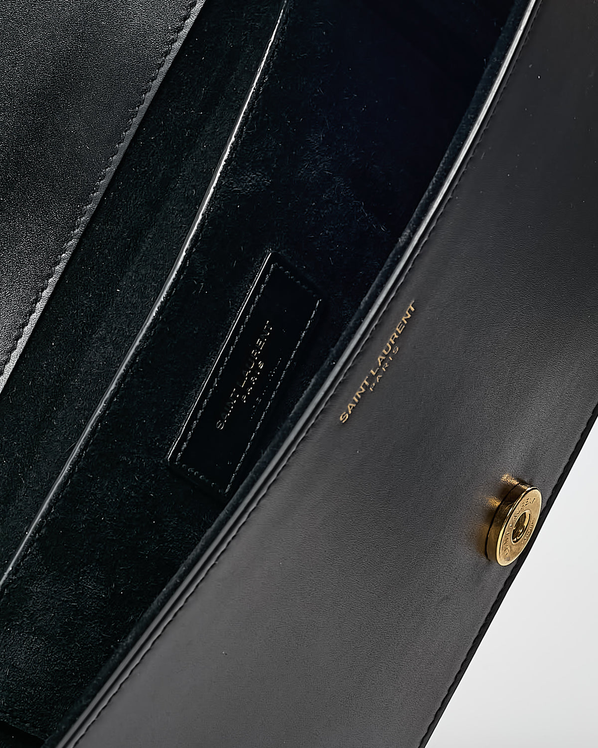 Saint Laurent Black Calfskin Leather GHW YSL Small Dylan Flap Shoulder Bag