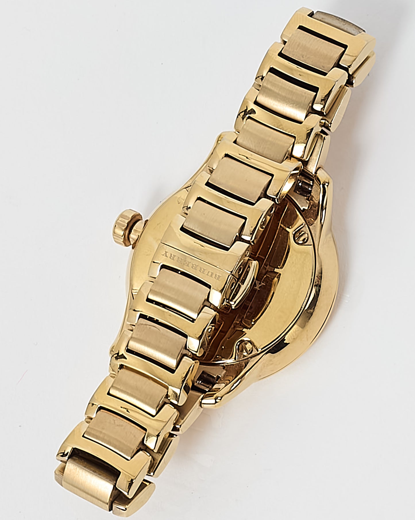 Burberry Gold Stainless Steel Champagne Gold Dial BU10109 32mm Watch