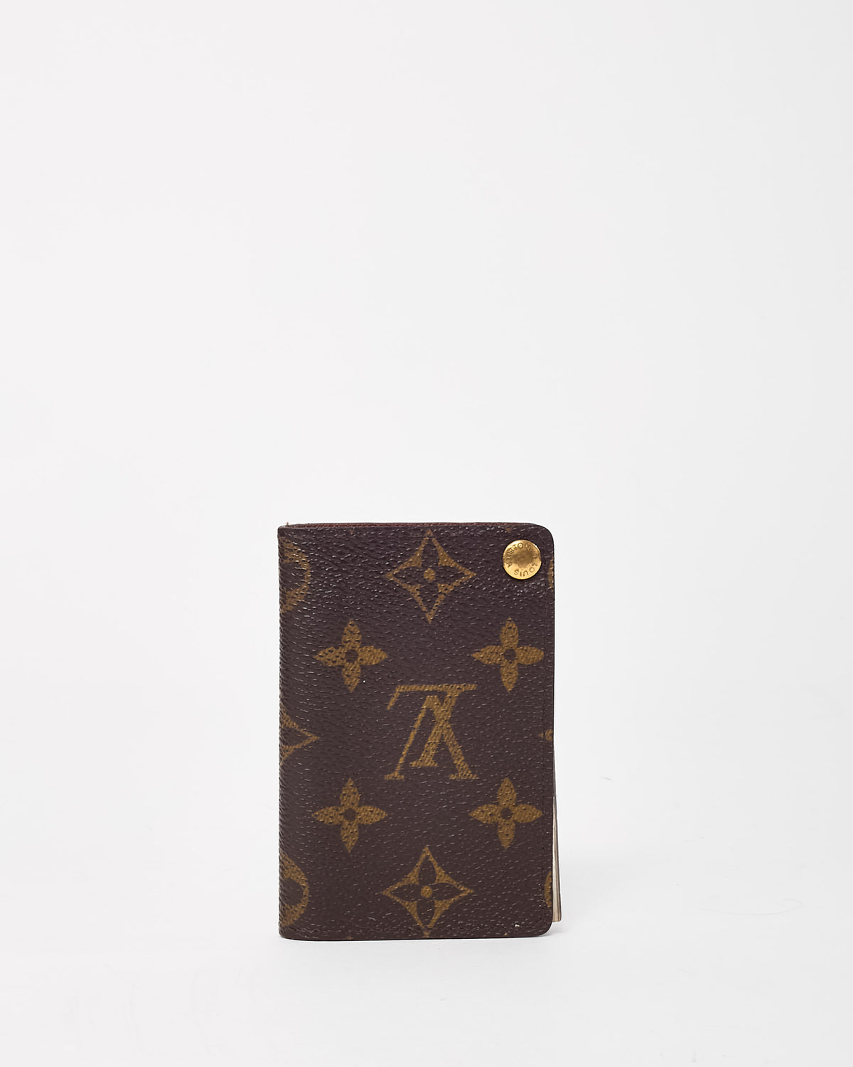 Louis Vuitton Monogram Coated Canvas Porte Cartes Credit Card Holder