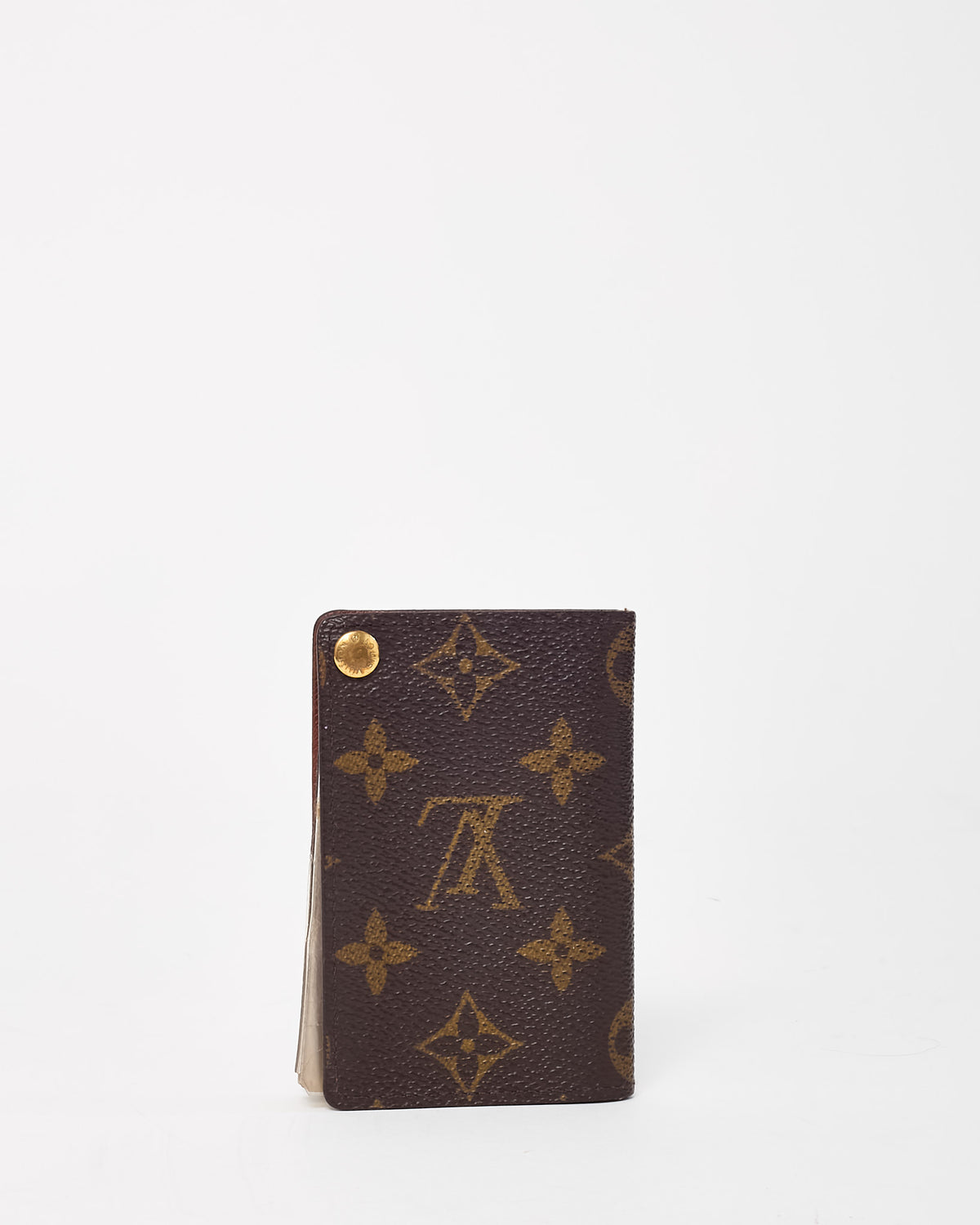 Louis Vuitton Monogram Coated Canvas Porte Cartes Credit Card Holder
