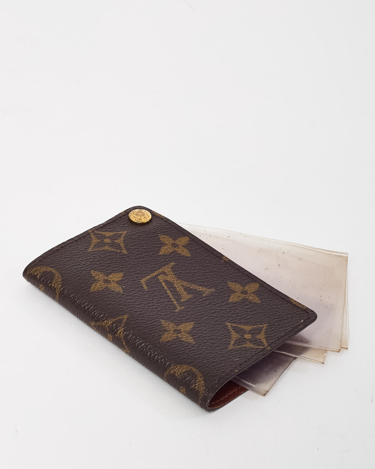 Louis Vuitton Monogram Coated Canvas Porte Cartes Credit Card Holder