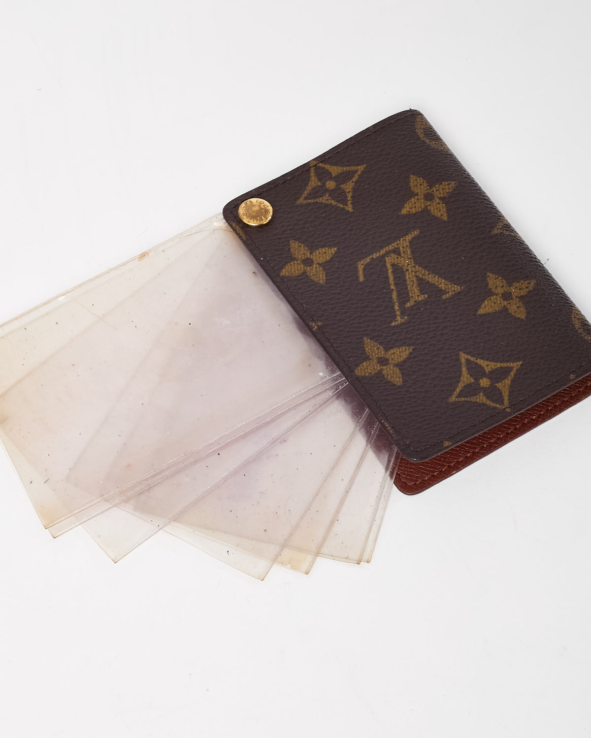 Louis Vuitton Monogram Coated Canvas Porte Cartes Credit Card Holder