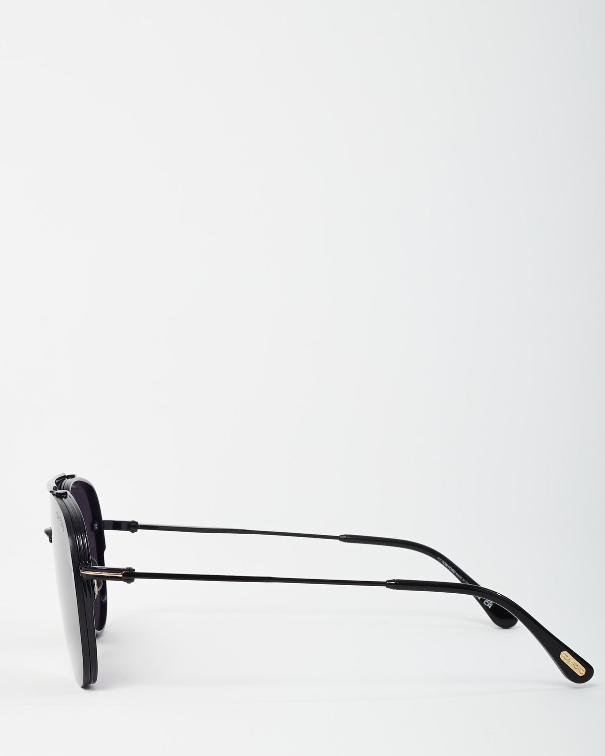Tom Ford Men's Black TF1071 Leon Aviator Pilot Sunglasses