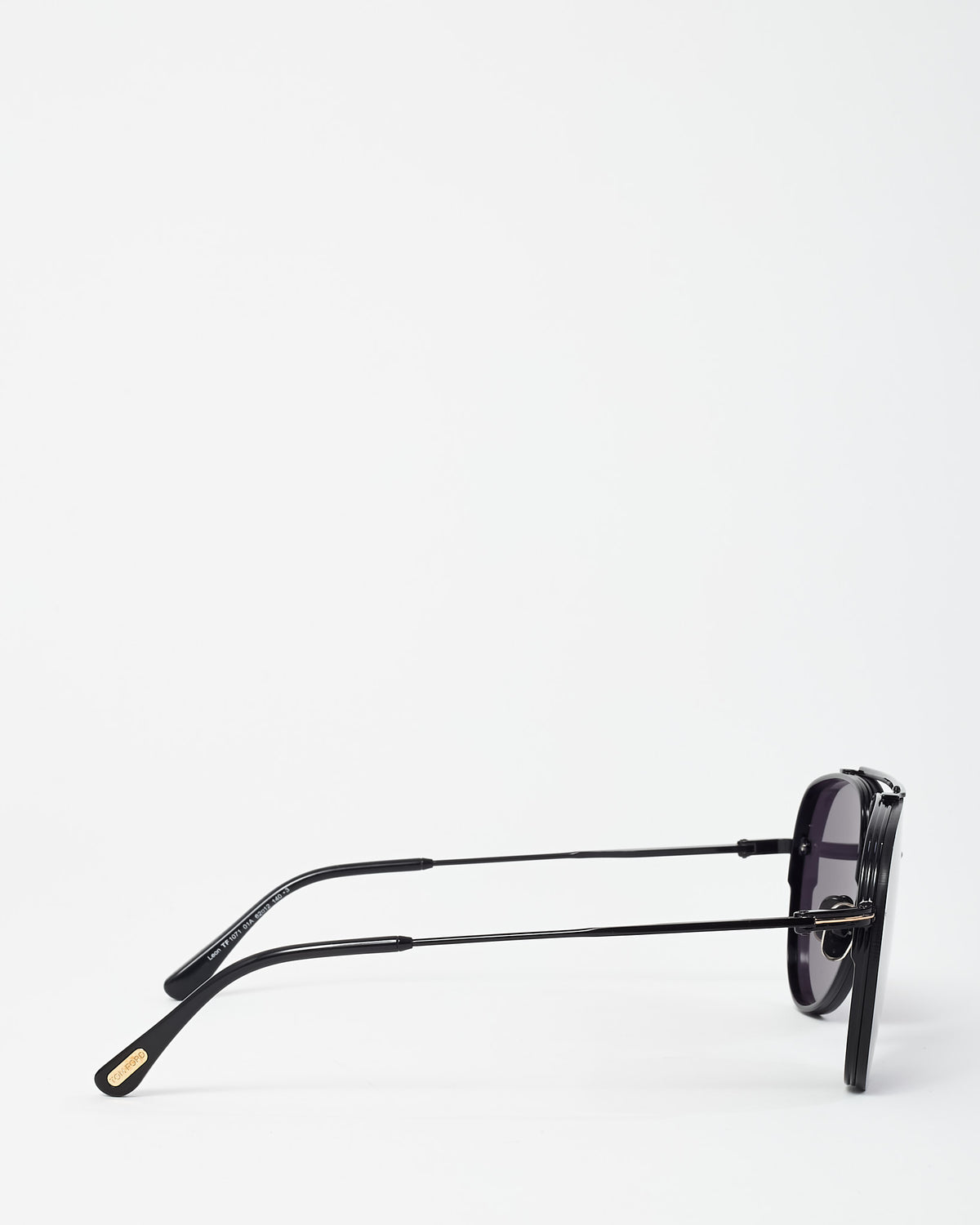 Tom Ford Men's Black TF1071 Leon Aviator Pilot Sunglasses