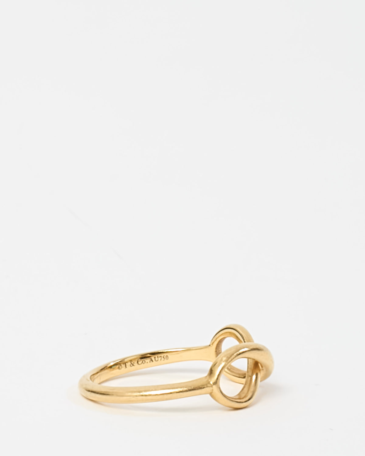 Tiffany & Co. 18k Yellow Gold Infinity Ring - Women's 10