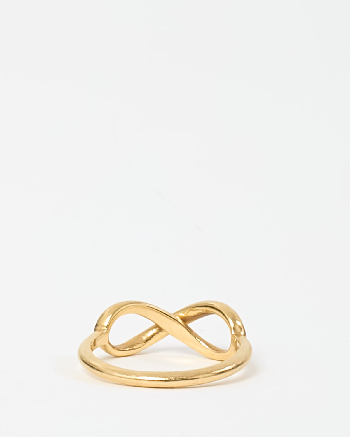 Tiffany & Co. 18k Yellow Gold Infinity Ring - Women's 10