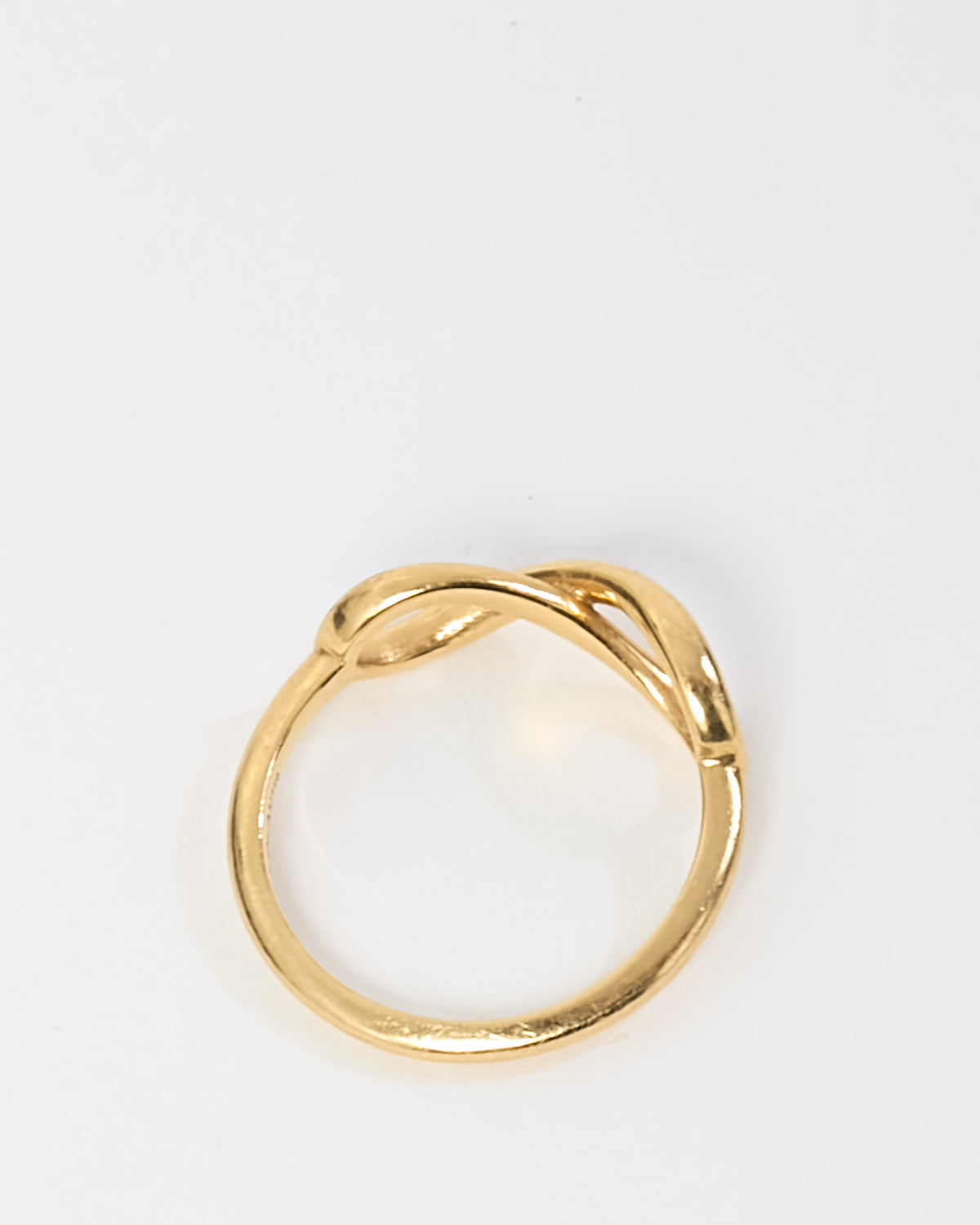 Tiffany & Co. 18k Yellow Gold Infinity Ring - Women's 10
