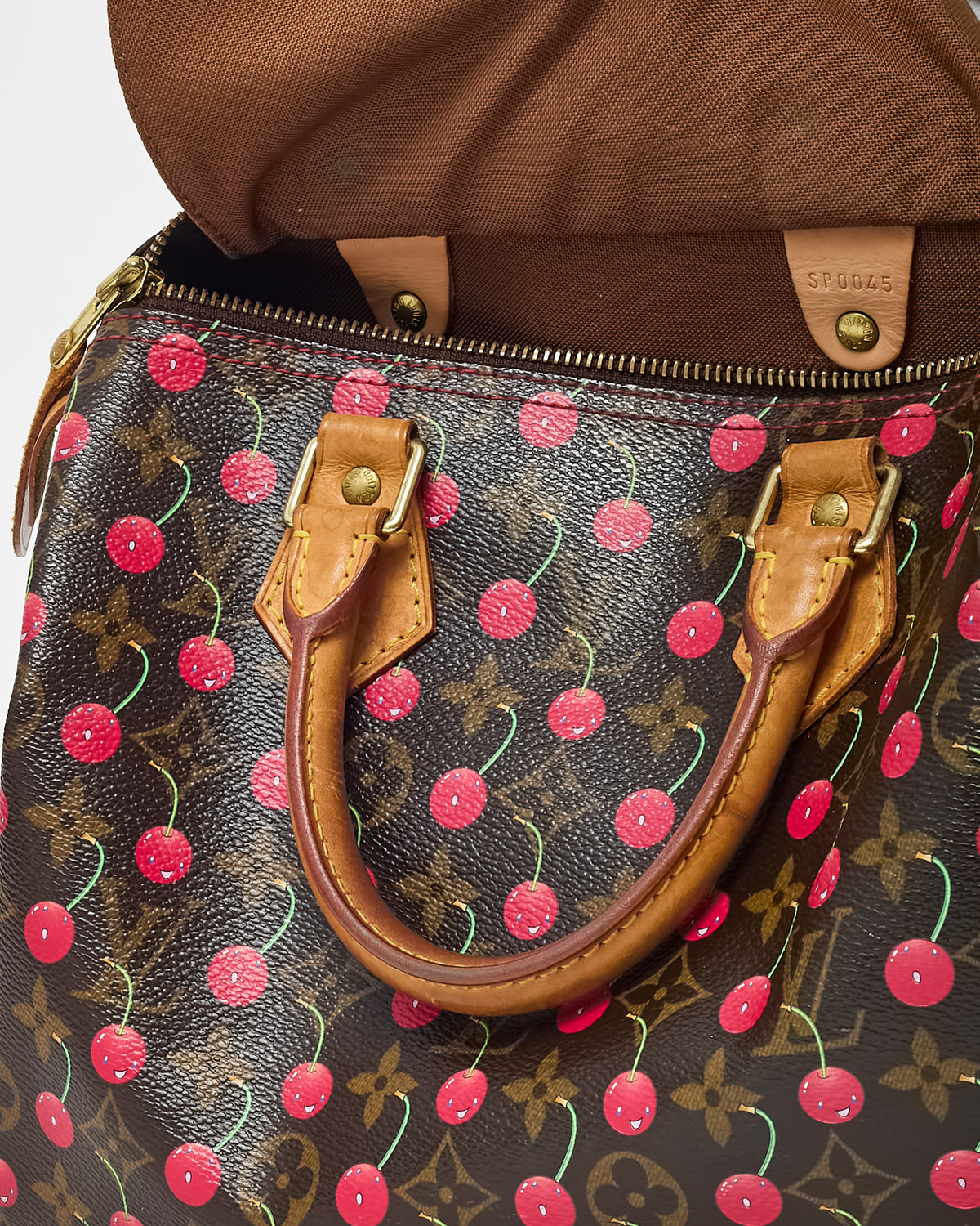Louis Vuitton Limited Edition Monogram Cerises Speedy 25