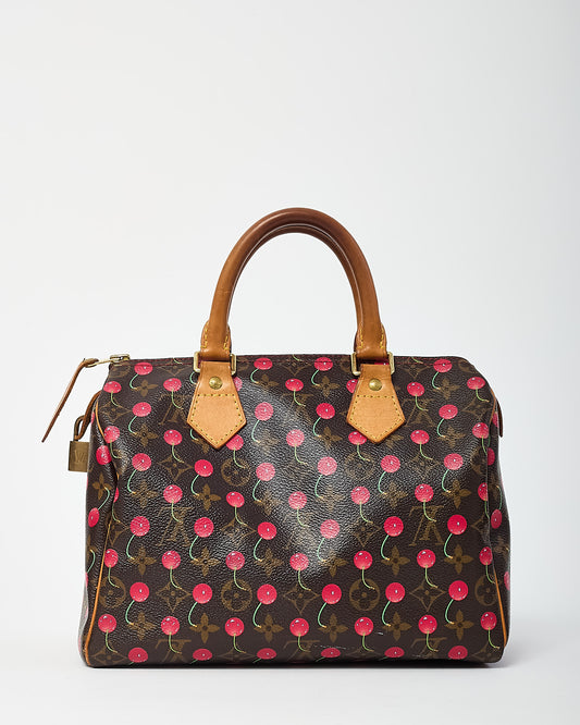 Louis Vuitton Limited Edition Monogram Cerises Speedy 25