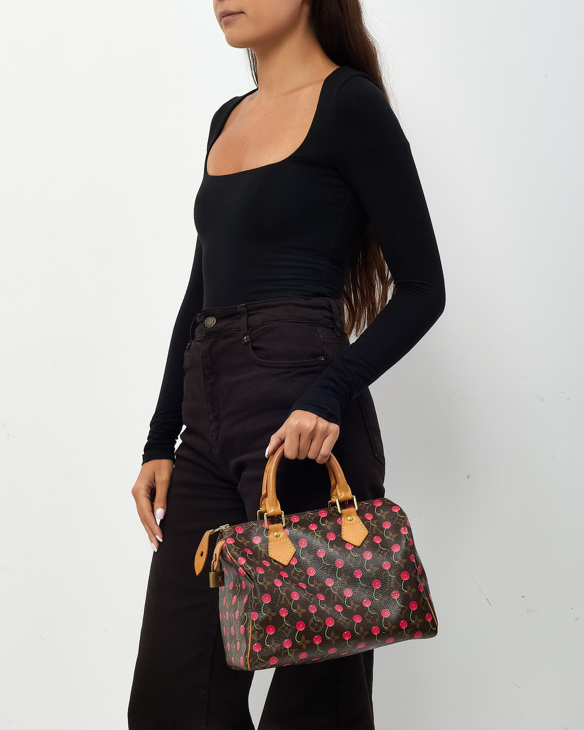 Louis Vuitton Limited Edition Monogram Cerises Speedy 25