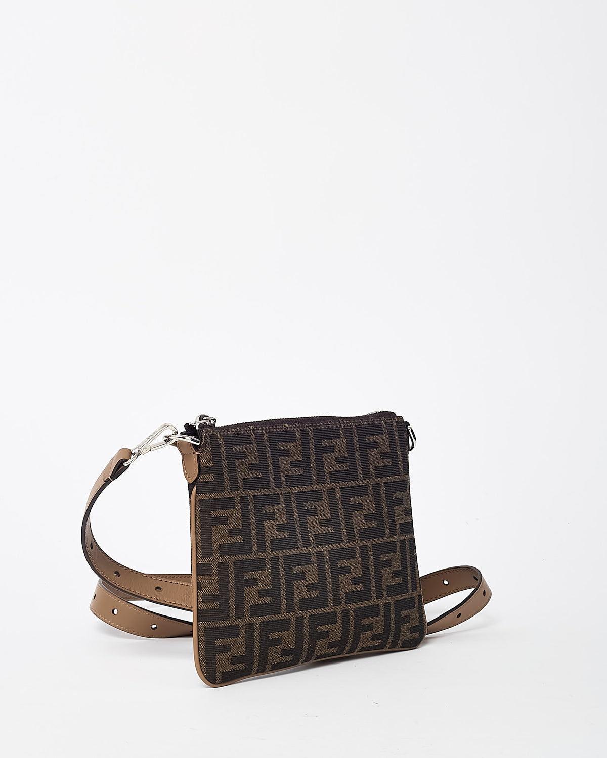 Fendi Brown FF Zucca Print Canvas After Mini Crossbody Bag