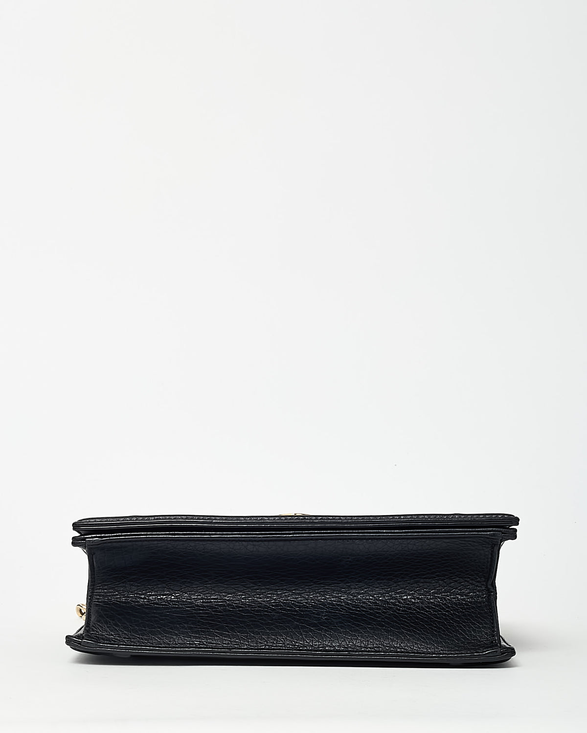 Dior Black Grained Calfskin Medium Diorama Flap Shoulder Bag