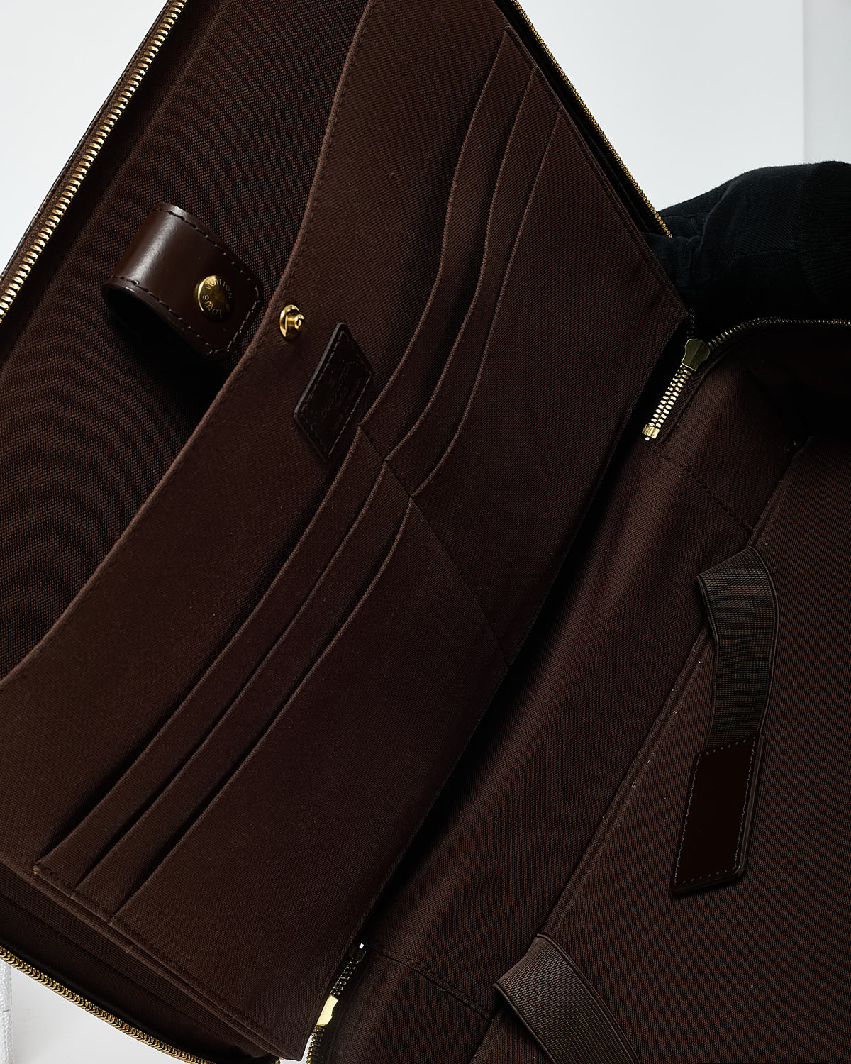 Louis Vuitton Damier Canvas Porte Ordinateur Sabana Computer Case Shoulder Bag