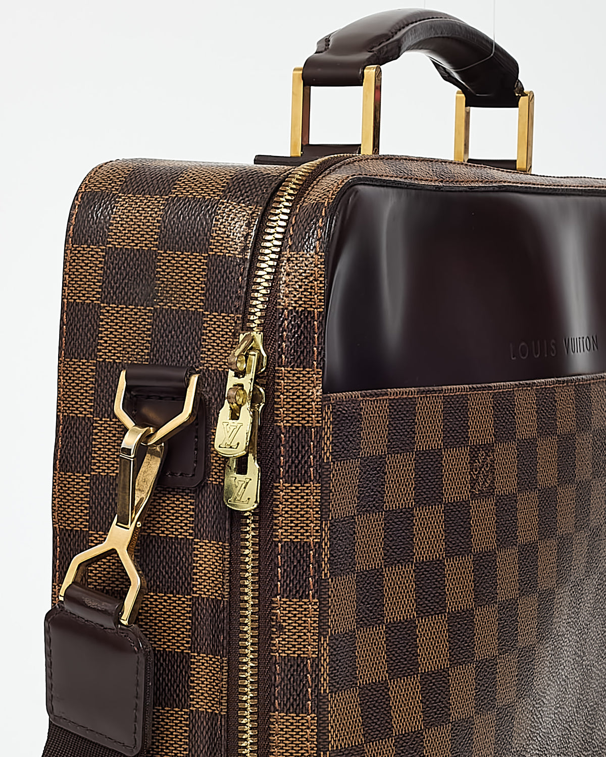 Louis Vuitton Damier Canvas Porte Ordinateur Sabana Computer Case Shoulder Bag