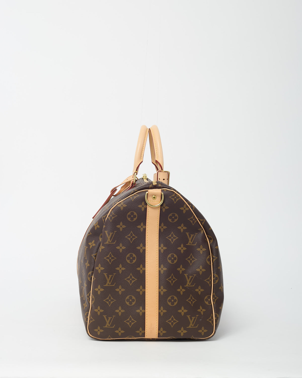 Louis Vuitton Monogram Coated Canvas Keepall Bandoulière 55 Bag