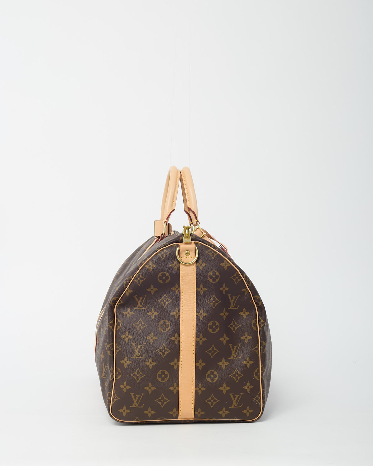 Louis Vuitton Monogram Coated Canvas Keepall Bandoulière 55 Bag
