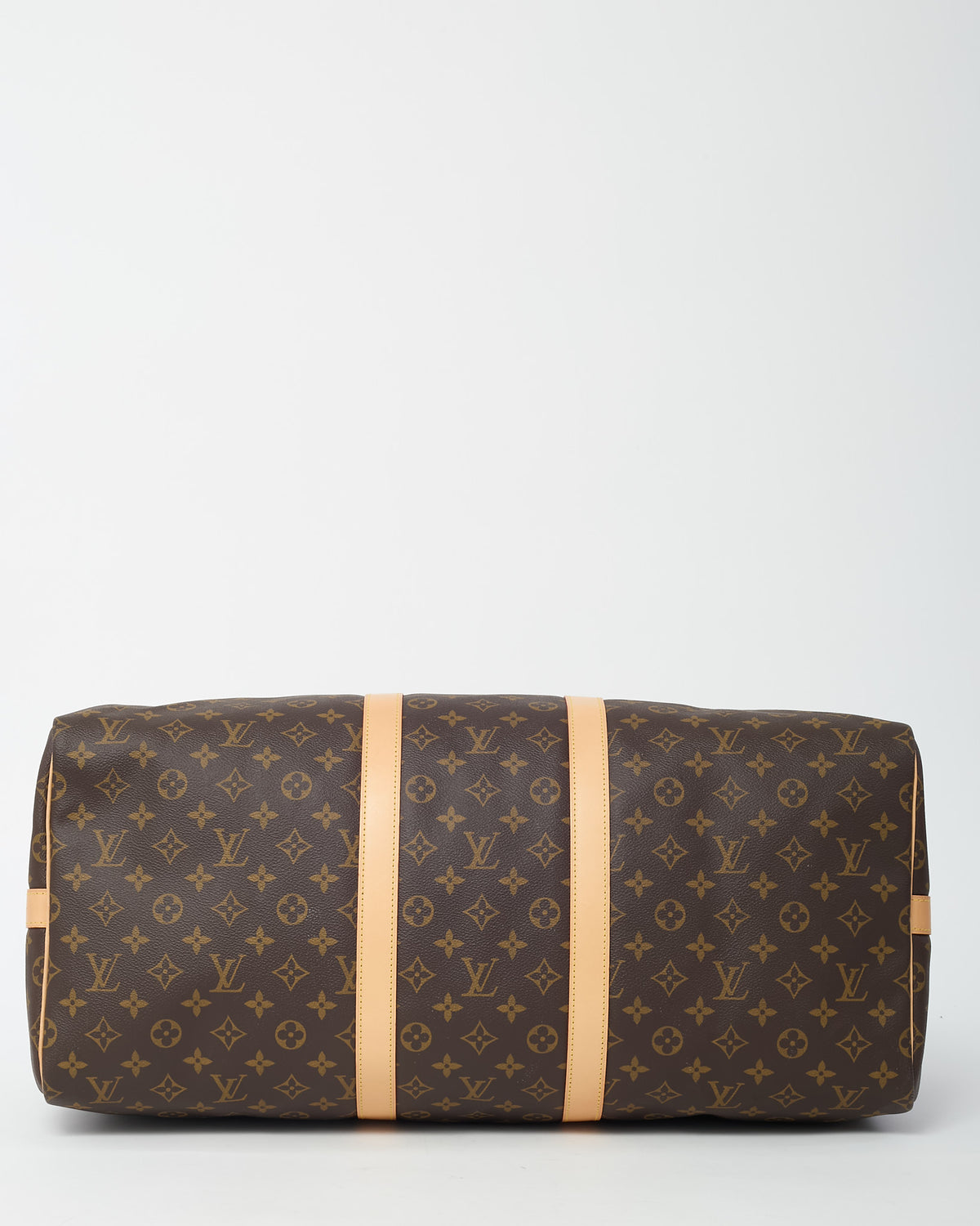 Louis Vuitton Monogram Coated Canvas Keepall Bandoulière 55 Bag