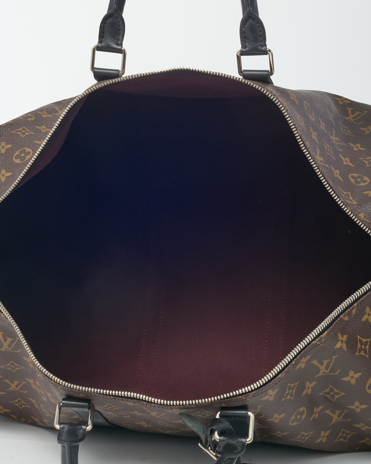 Louis Vuitton Monogram Macassar Coated Canvas Keepall Bandoulière 55 Bag