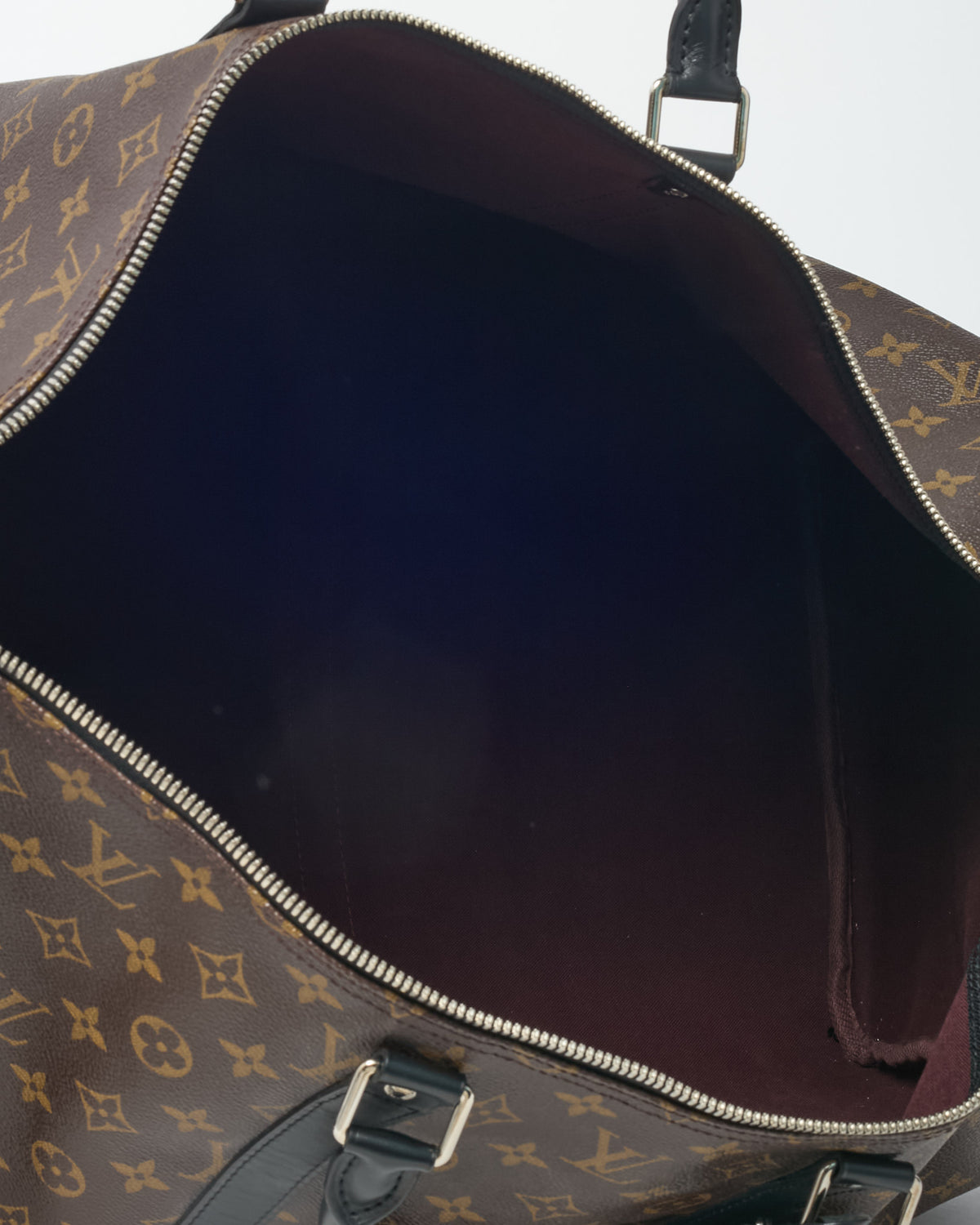 Louis Vuitton Monogram Macassar Coated Canvas Keepall Bandoulière 55 Bag