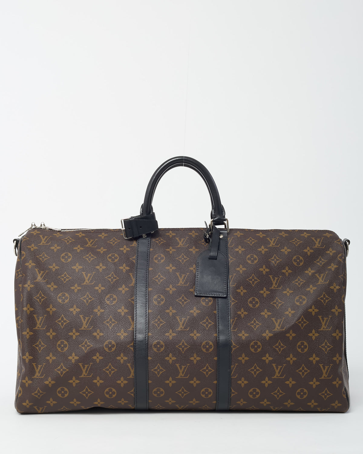 Louis Vuitton Monogram Macassar Coated Canvas Keepall Bandoulière 55 Bag