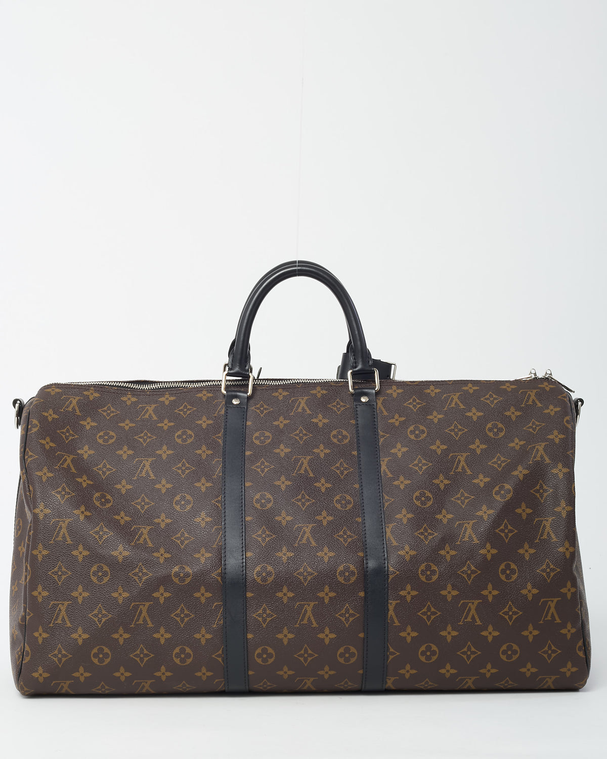 Louis Vuitton Monogram Macassar Coated Canvas Keepall Bandoulière 55 Bag
