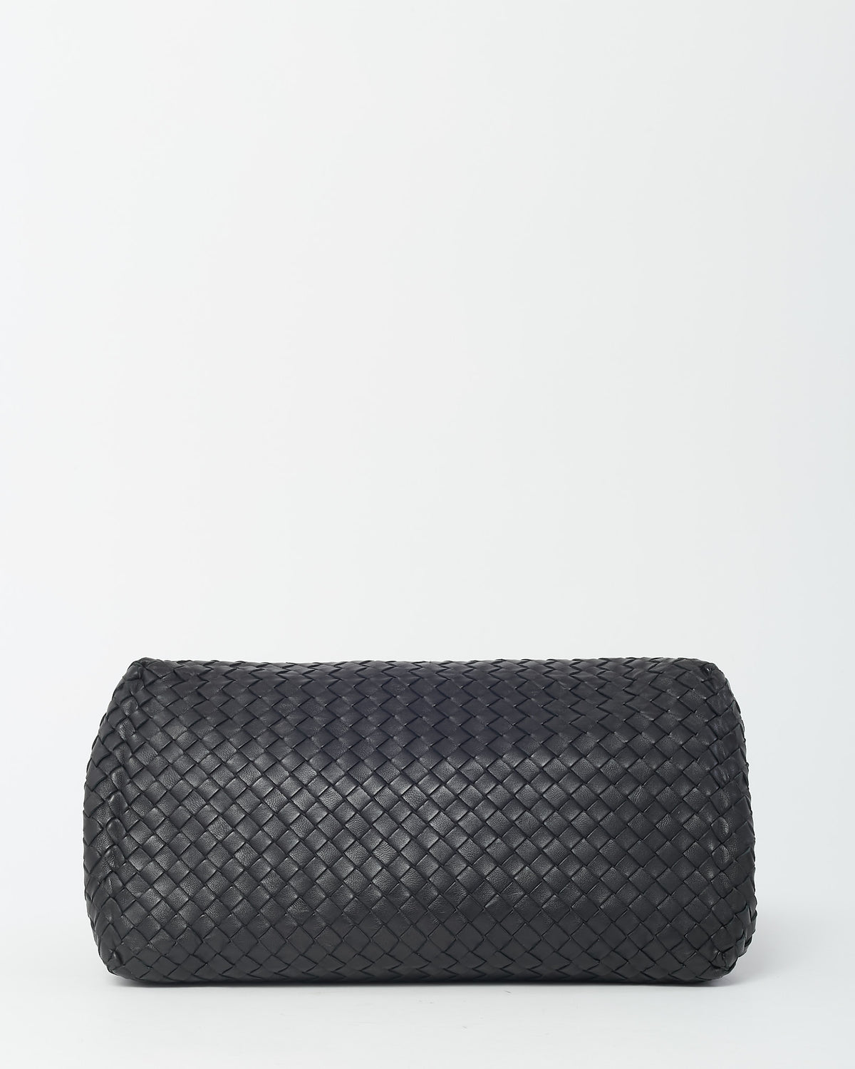 Bottega Veneta Black Intrecciato Leather Shoulder Bag