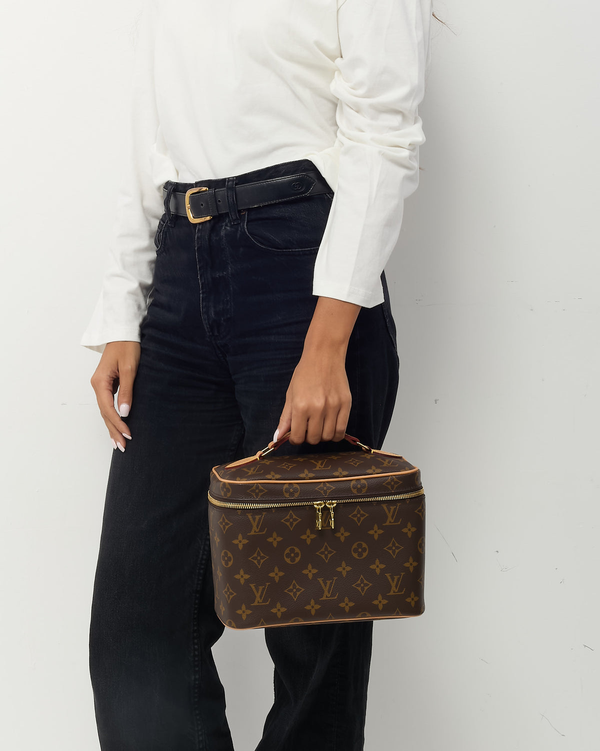 Louis Vuitton Monogram Coated Canvas Nice BB Vanity Case