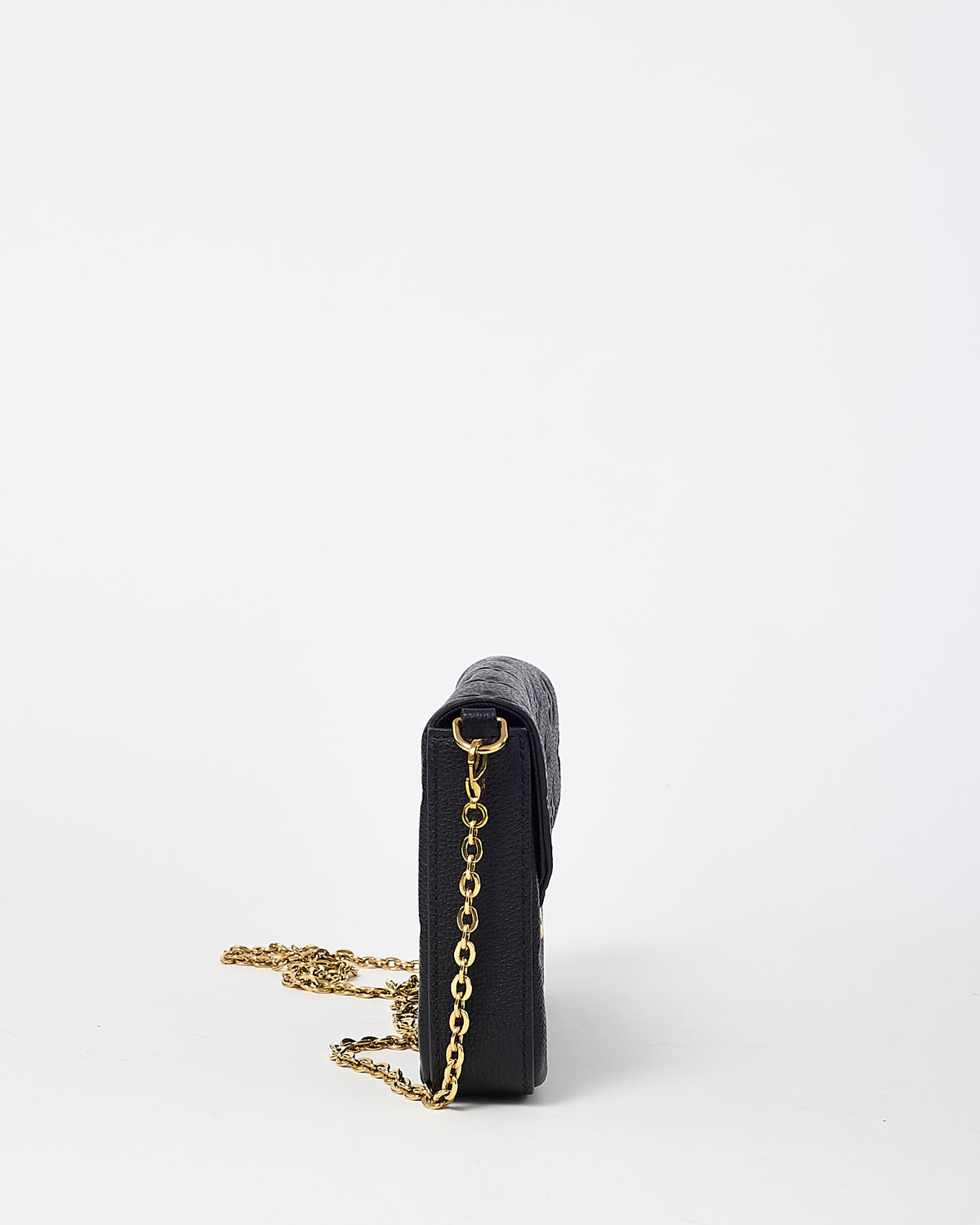 Louis Vuitton Black Monogram Empreinte Leather Felicie Pochette Bag
