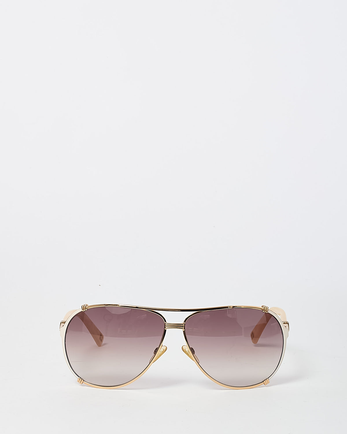 Dior Goldtone Metal and Acetate Chicago2 Aviator Sunglasses