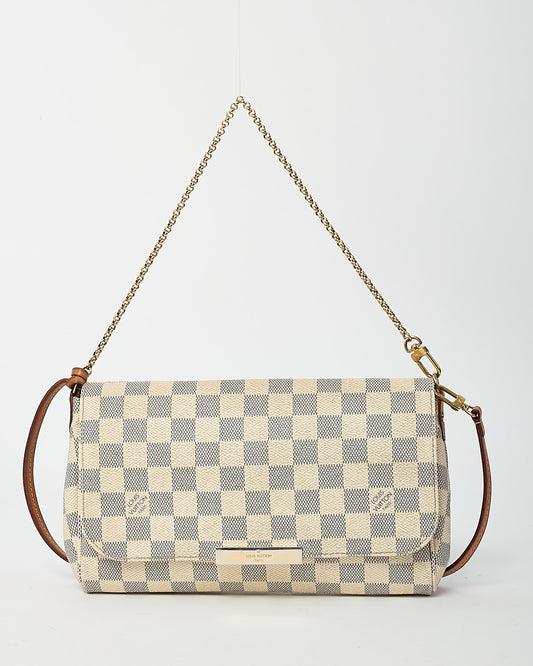 Louis Vuitton Damier Azur Coated Canvas Favorite MM Crossbody Bag