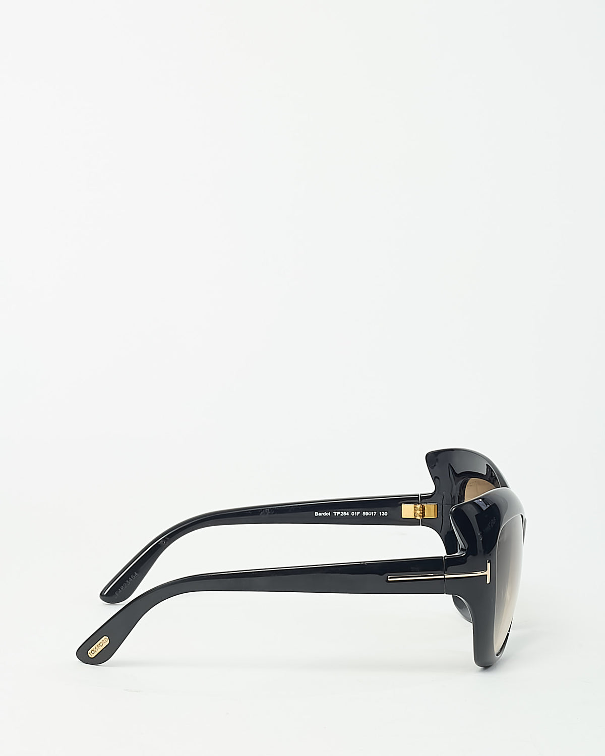Tom Ford Black TF284 Bardot Cat Eye Sunglasses