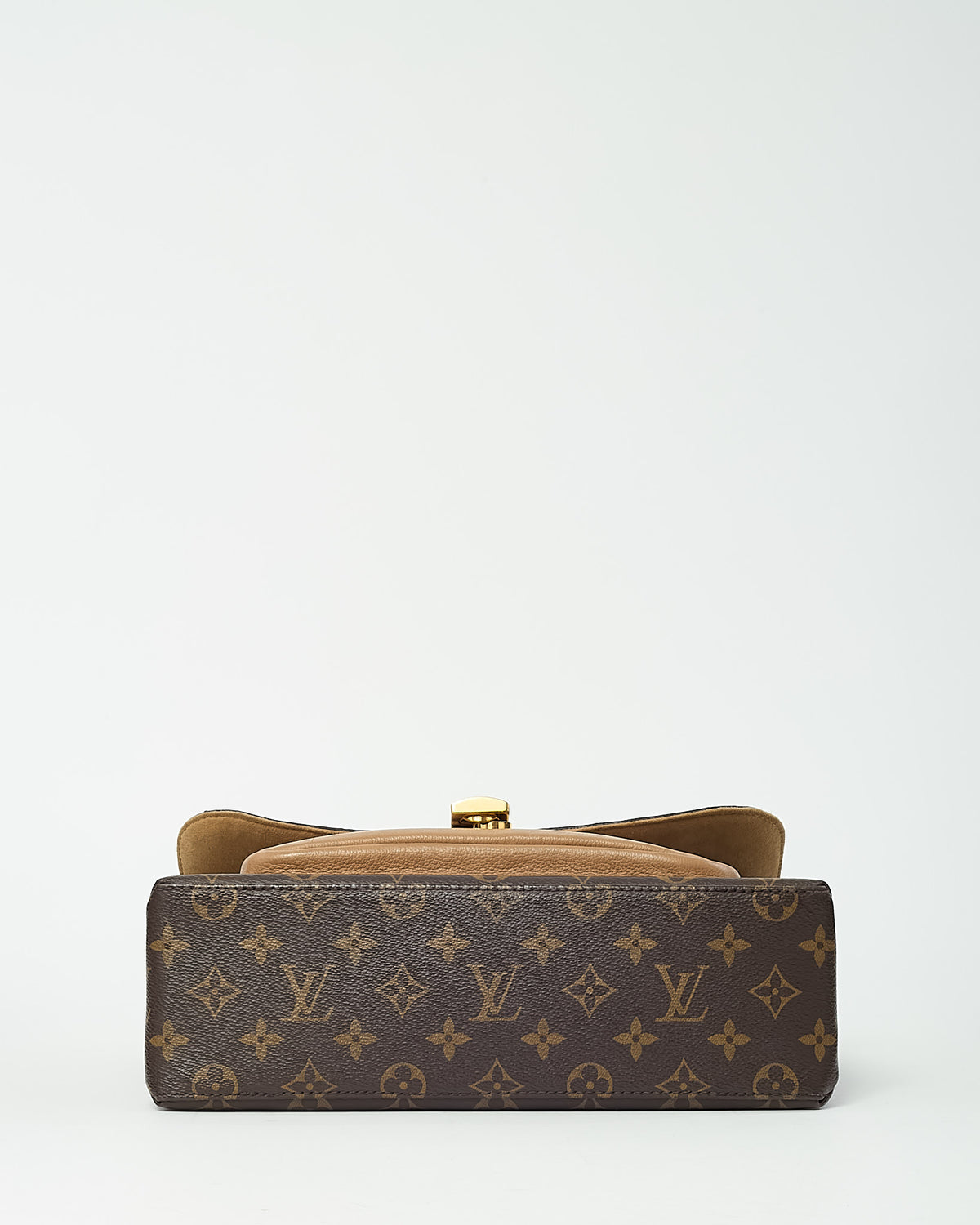 Louis Vuitton Monogram Canvas and Sesame Leather Marignan Top Handle 2Way Bag