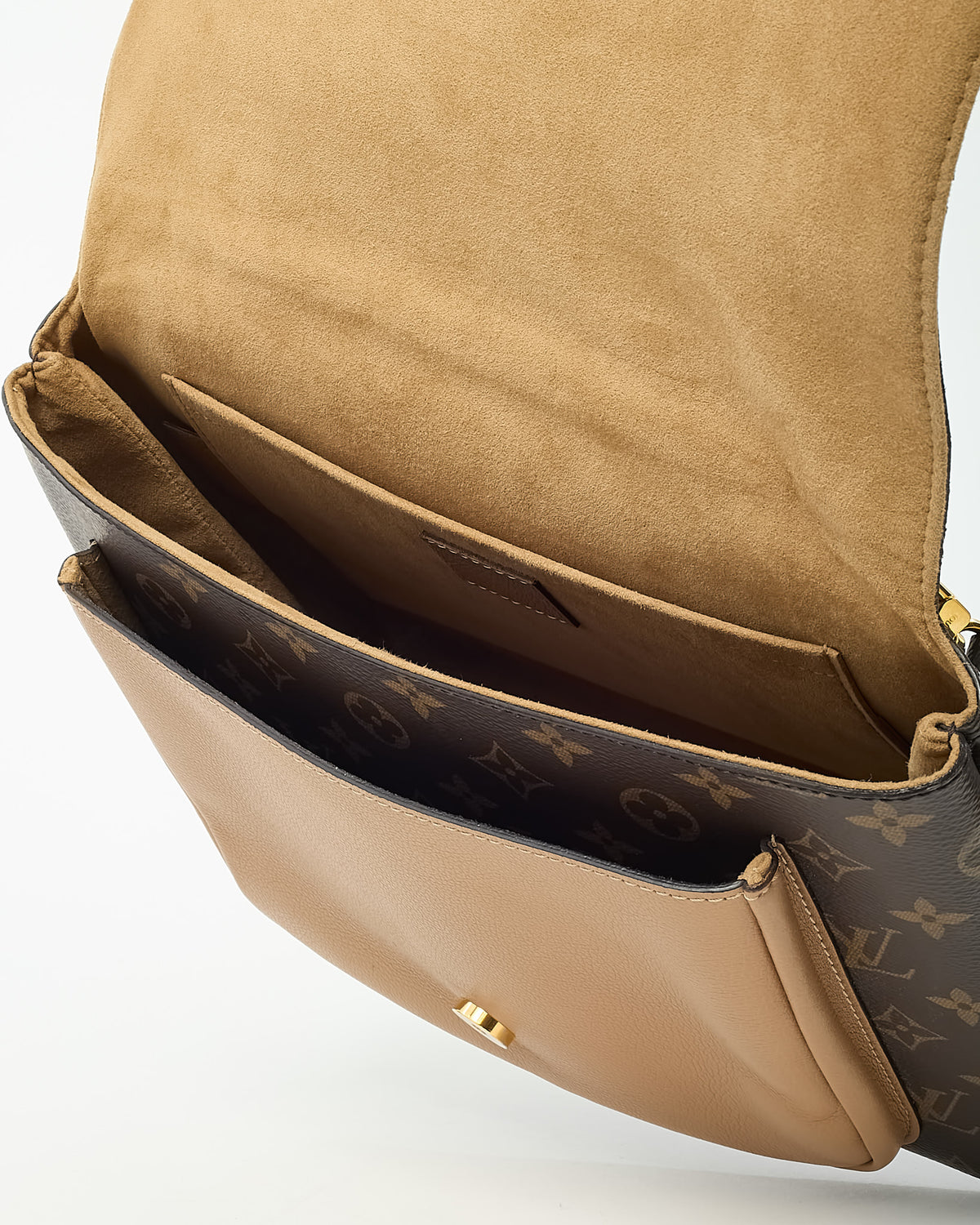 Louis Vuitton Monogram Canvas and Sesame Leather Marignan Top Handle 2Way Bag
