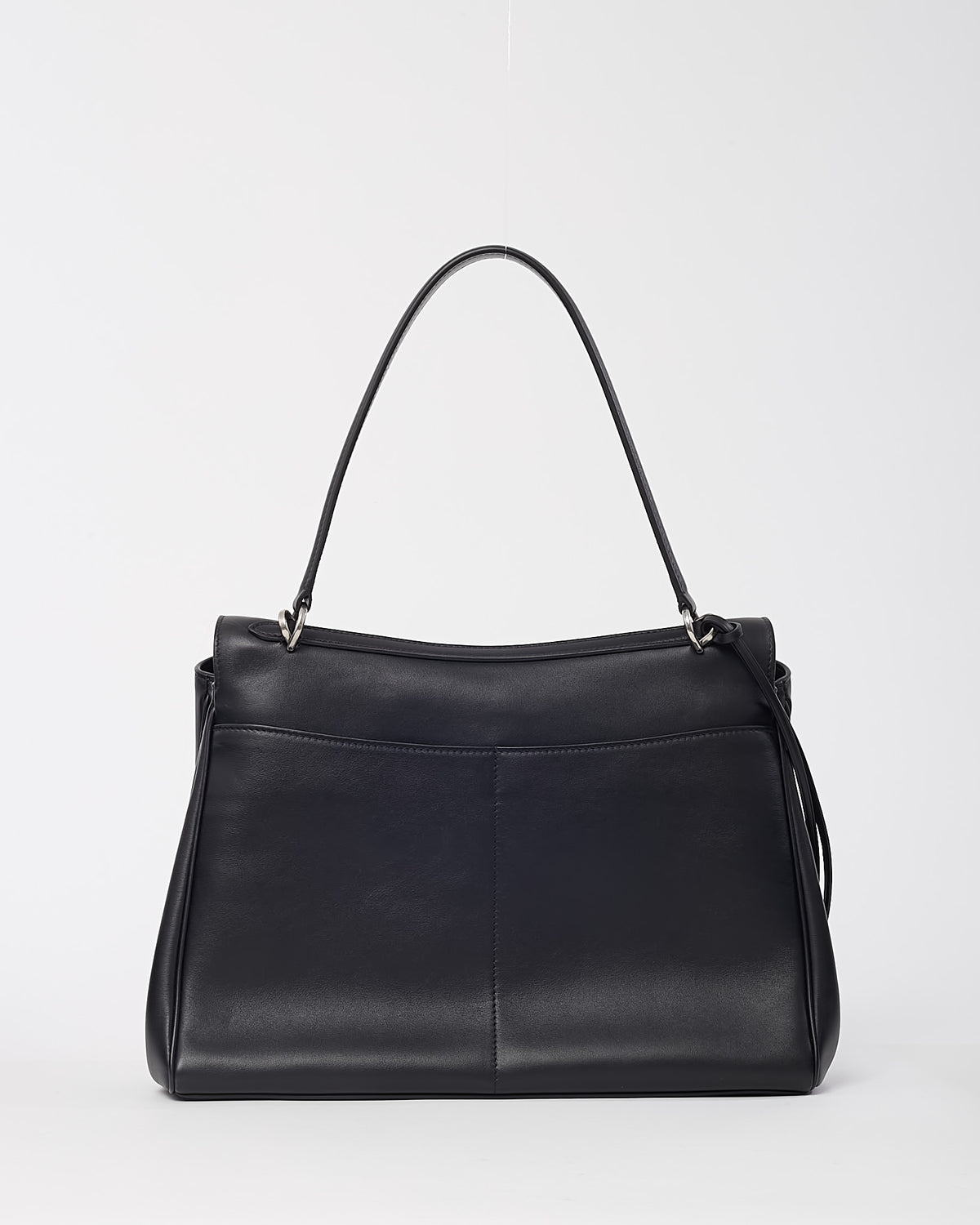 Balenciaga Black Smooth Leather Medium Rodeo Handbag