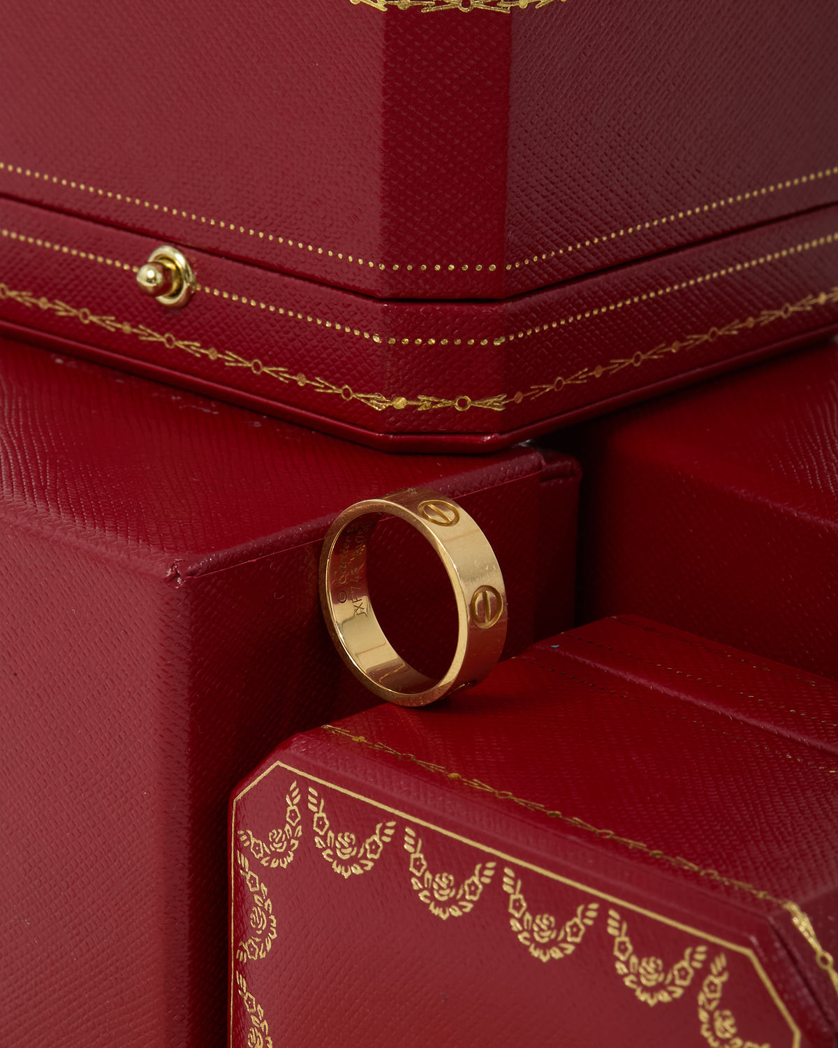 Cartier 18K Yellow Gold Classic Model Love Ring - 55