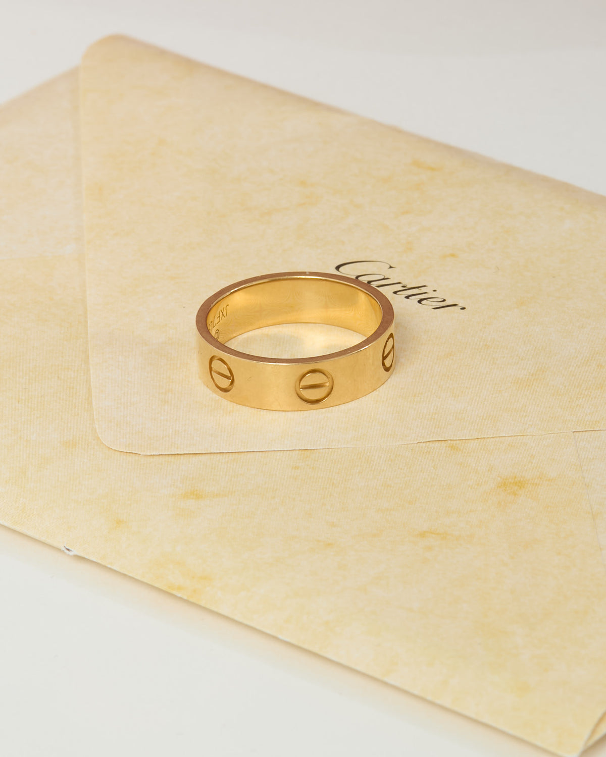 Cartier 18K Yellow Gold Classic Model Love Ring - 55