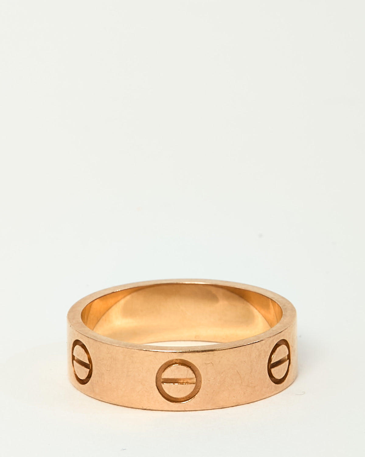 Cartier 18K Rose Gold Classic Model Love Ring - 55